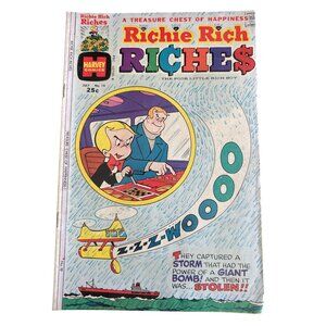 Harvey Comics Richie Rich Riches Comic Issue #19 July 1975 Vintage Classic